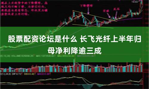 股票配资论坛是什么 长飞光纤上半年归母净利降逾三成